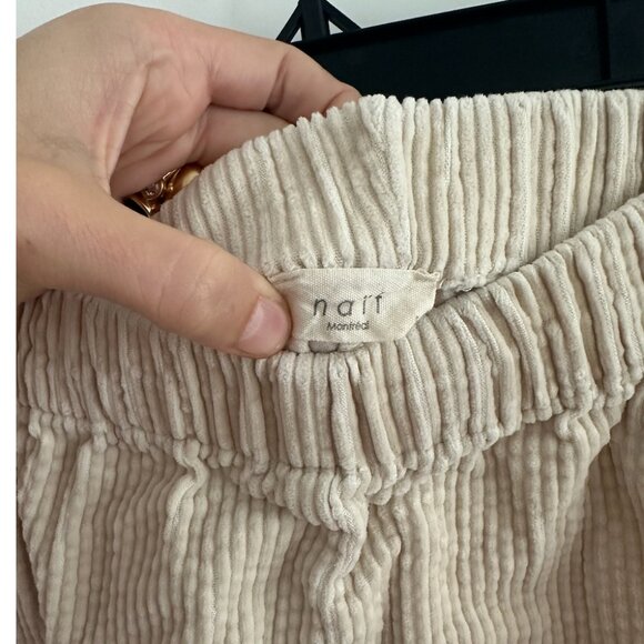 Naif Montreal Corduroy drawstring pants size small - Picture 2 of 2